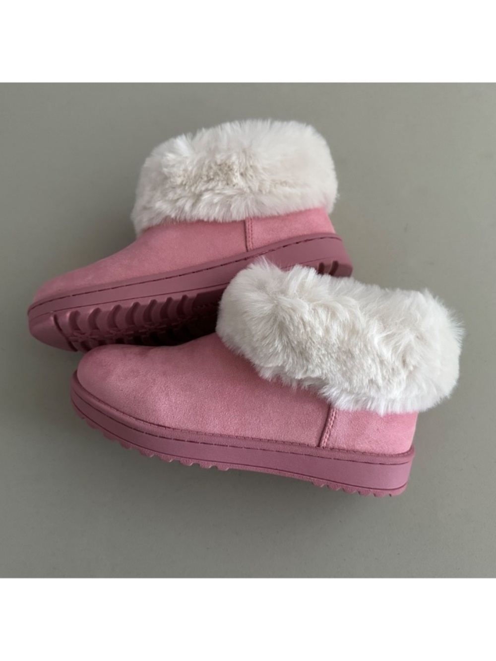 NEW Youth SO NaplesPink Booties BIG GIRL 6 PINK/WHITE - Picture 4 of 4